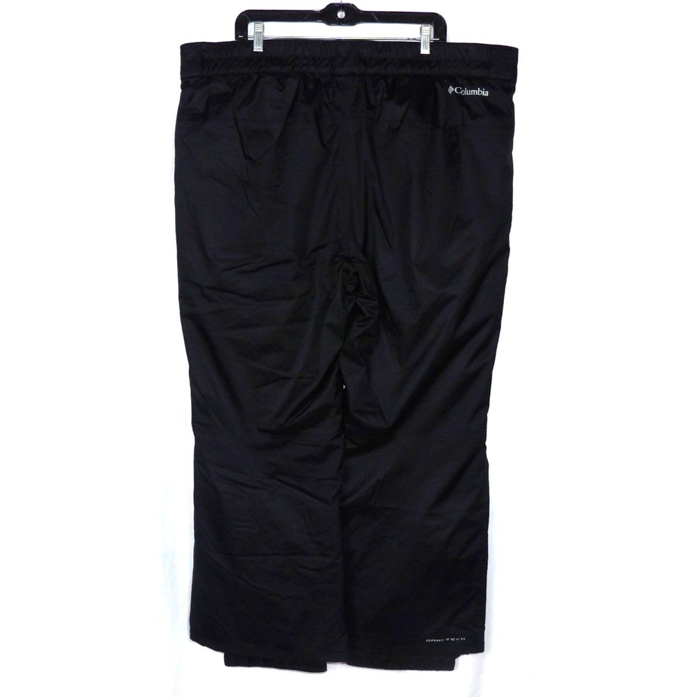 COLUMBIA OMNI-TECH Black Insulated Lined Snow Ski Pants Men's XXL - 44 X 30